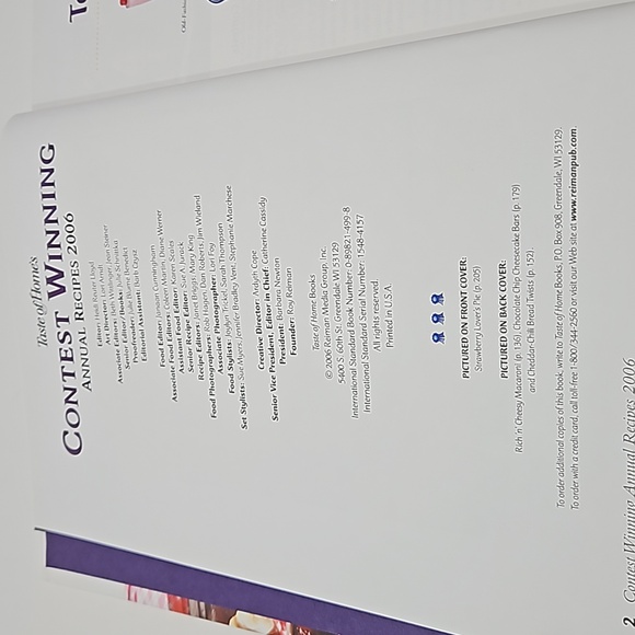 Taste of Home Contest Winning Recipe Books Cookbooks Hardcover Set of Two - Picture 9 of 14